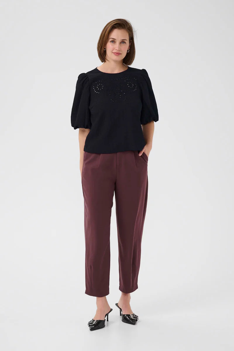 KAMELANI BLOUSE "DEEP BLACK"