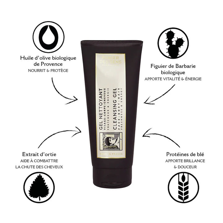 3-IN-1 SHOWER GEL FOR MEN - BODY, HAIR &amp; FACE 200ML