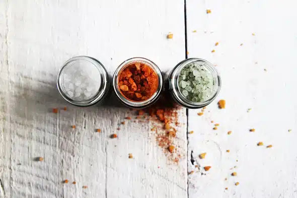 INFIUSED CHILI SALT 100G IN REUSABLE GLASS MILL
