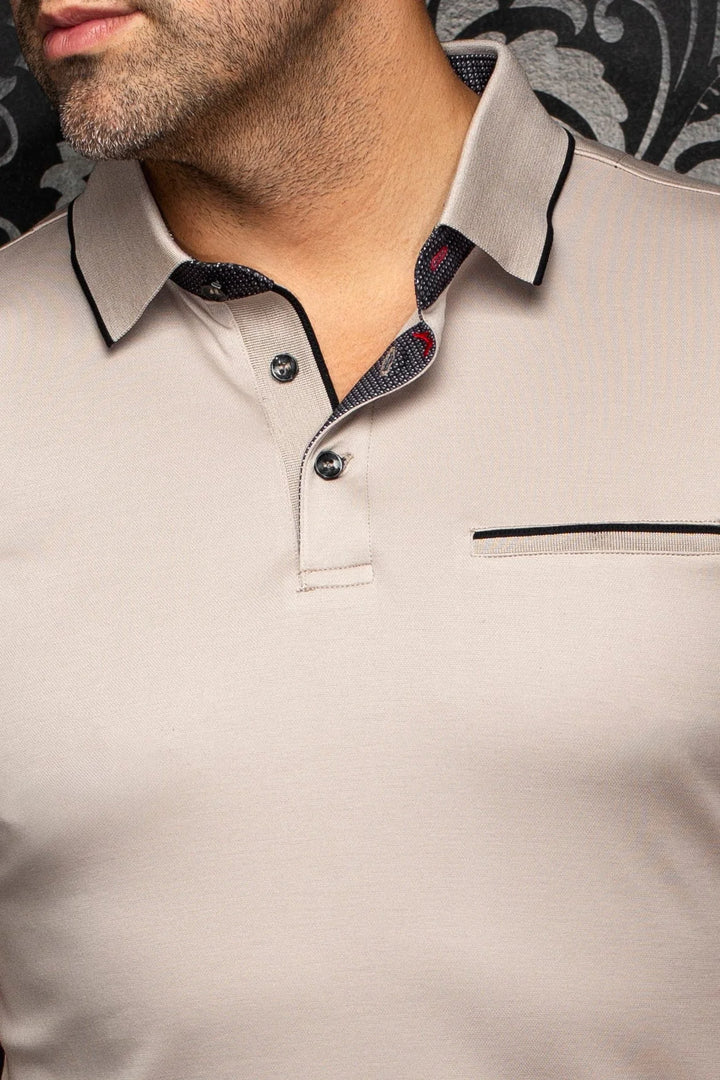 MERCURY POLO SHIRT "STONE"