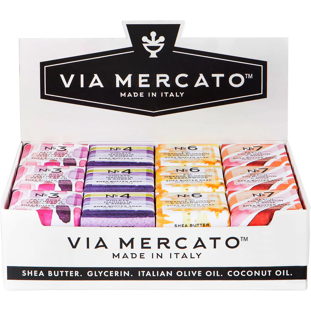 VIA MERCATO INDIVIDUAL MINI SOAPS, 50G