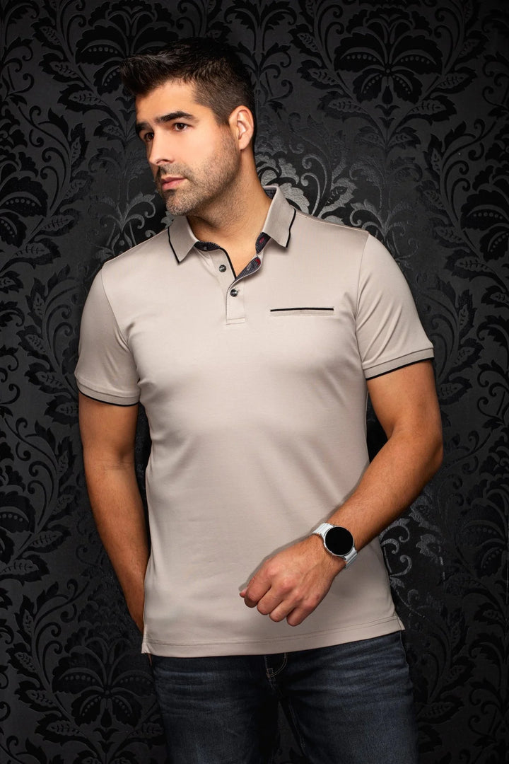 MERCURY POLO SHIRT "STONE"