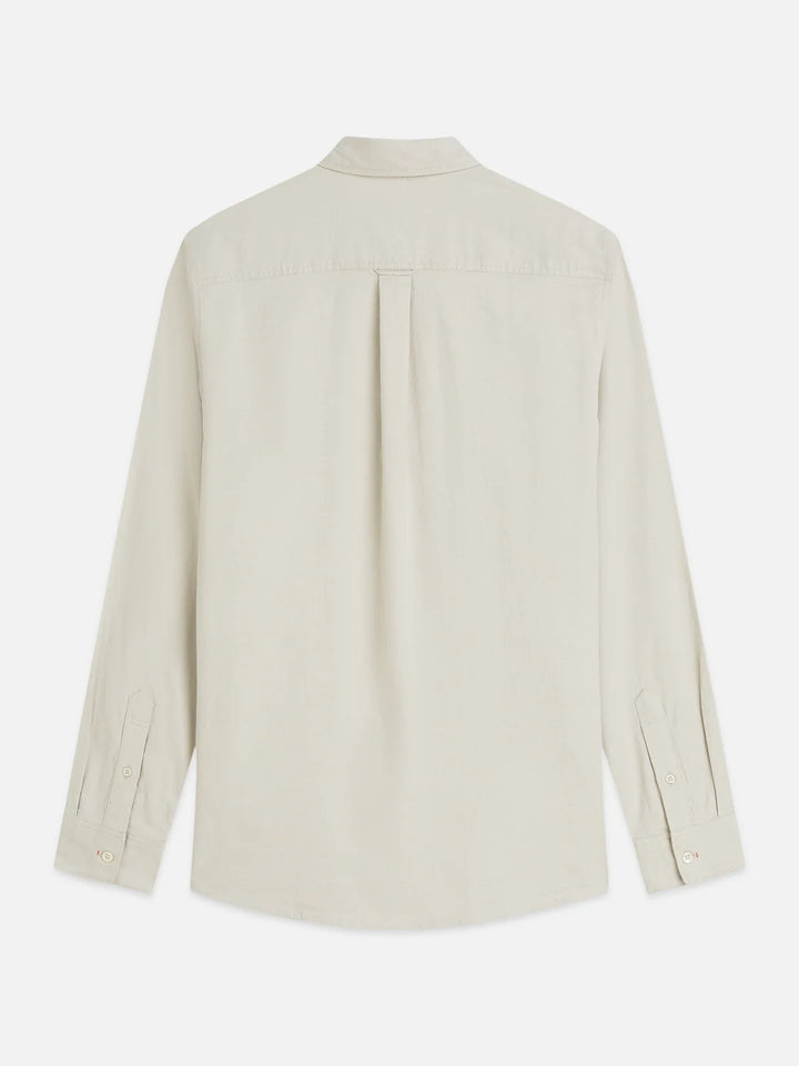 SEASONAL ESSENTIALS - SOLID OXFORD REGULAR FIT SHIRT "PURE CASHMERE"