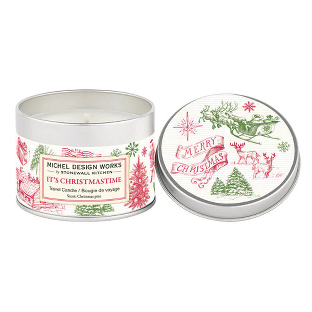 IT'S CHRISTMASTIME TRAVEL CANDLE