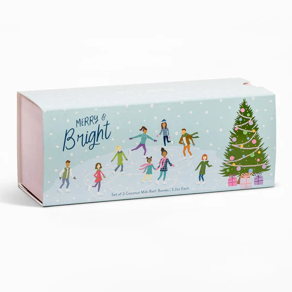 CAIT AND CO MERRY AND BRIGHT BATH BOMB GIFT SET