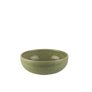 MESA CERAMICS SPECKLE GREEN BOWL  - 12CM