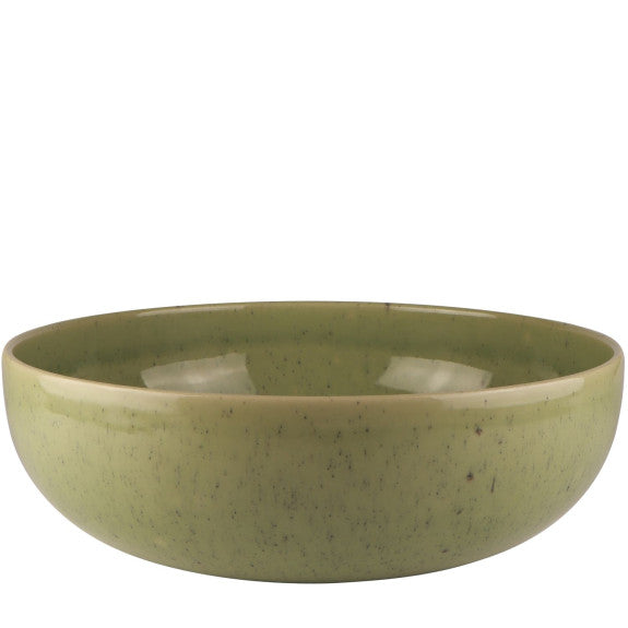 MESA CERAMICS SPECKLE GREEN BOWL - 26CM