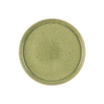 MESA CERAMICS SPECKLE GREEN PLATE - 17CM