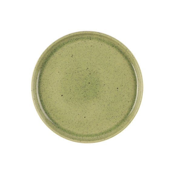 MESA CERAMICS SPECKLE GREEN PLATE - 17CM