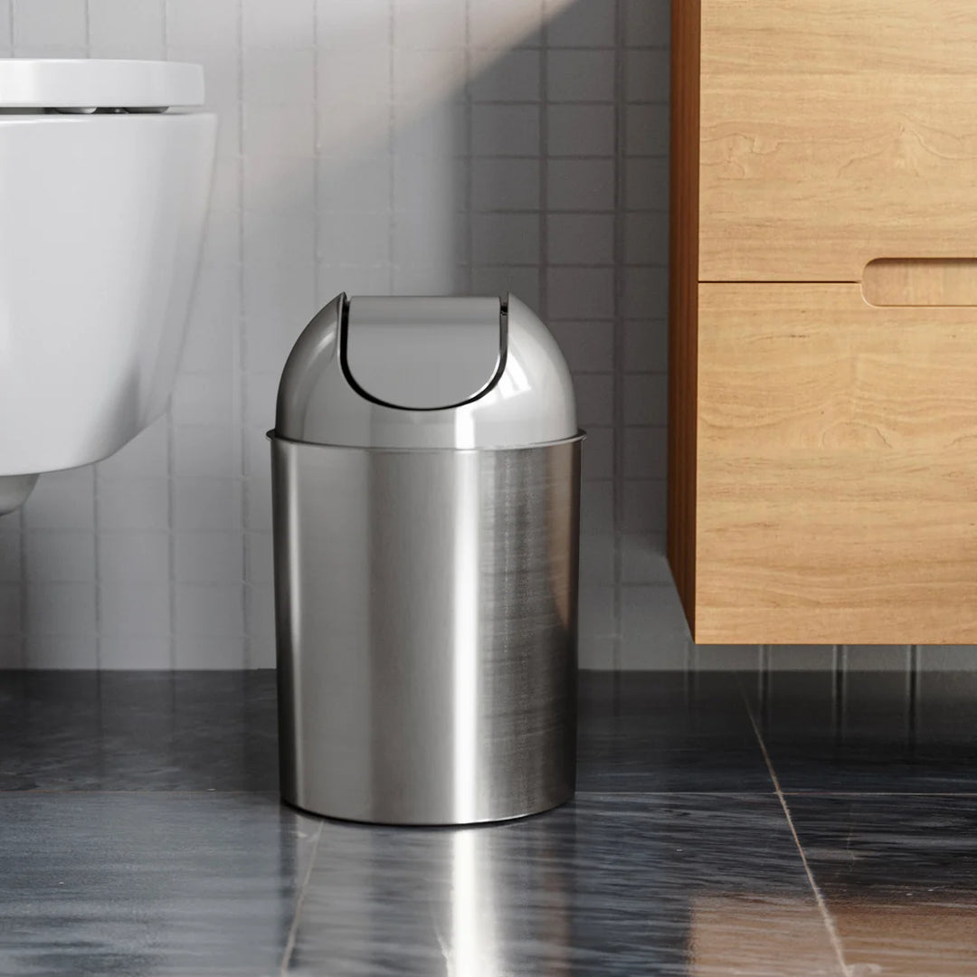 MEZZO TRASH CAN 2.5G - NICKEL/SILVER