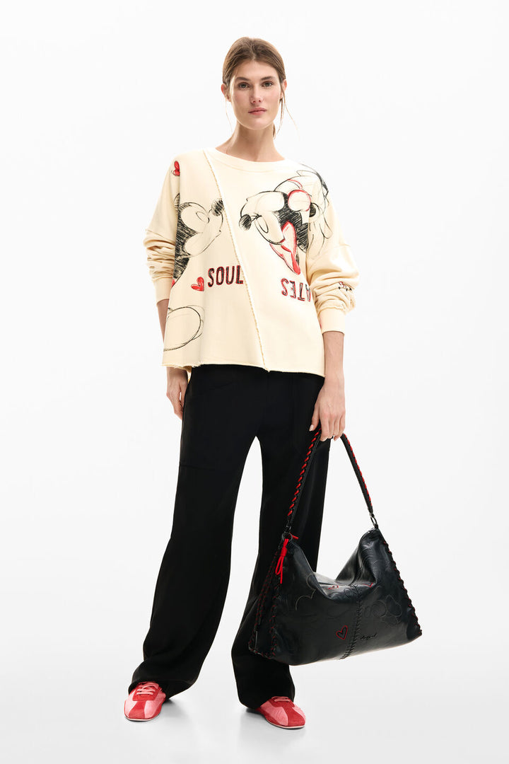 MICKEY AND MINNIE MOUSE SWEATSHIRT "PALOMA GREY"