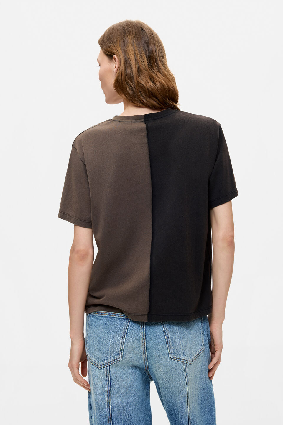 MICKEY SPLIT T-SHIRT "GREY"