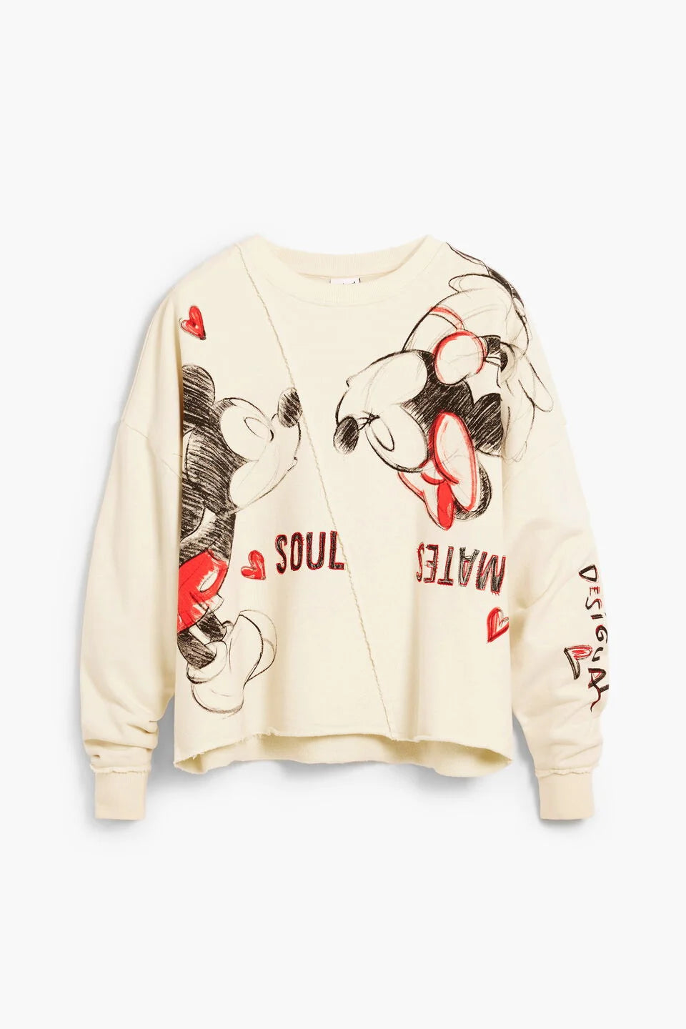 MICKEY AND MINNIE MOUSE SWEATSHIRT "PALOMA GREY"