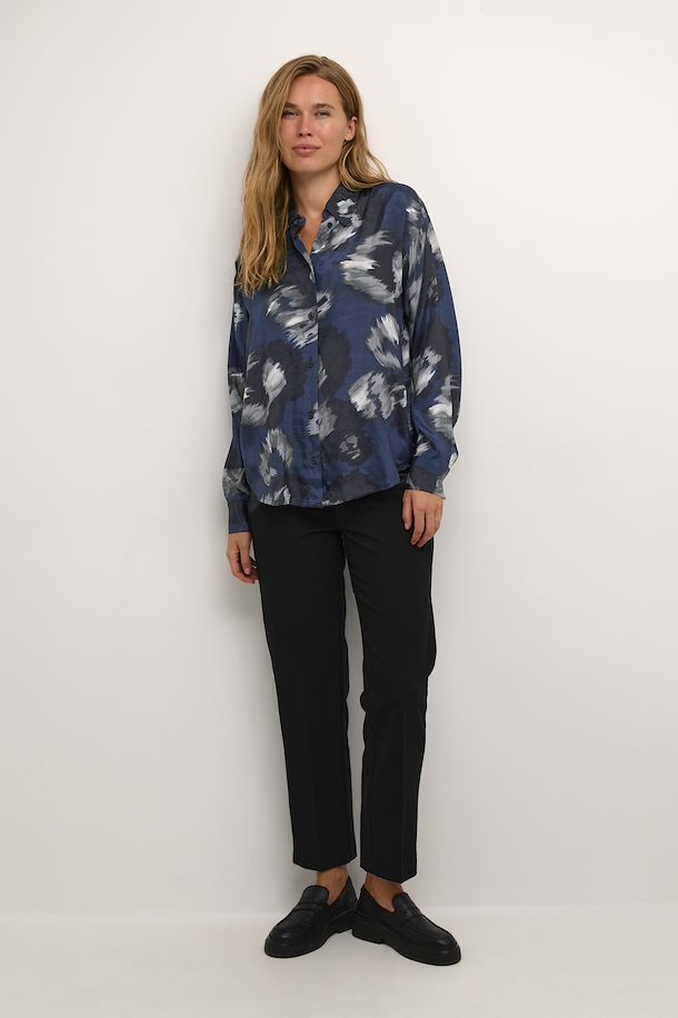 KALOUISA SHIRT - MIDNIGHT FLOWER PRINT