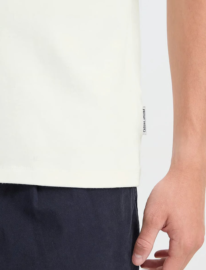 CFNILO MID WEIGHT TEE "SNOW WHITE"