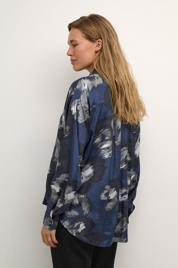 KALOUISA SHIRT - MIDNIGHT FLOWER PRINT