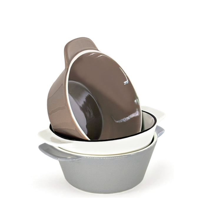 MINI ROUND BAKER "WHITE"