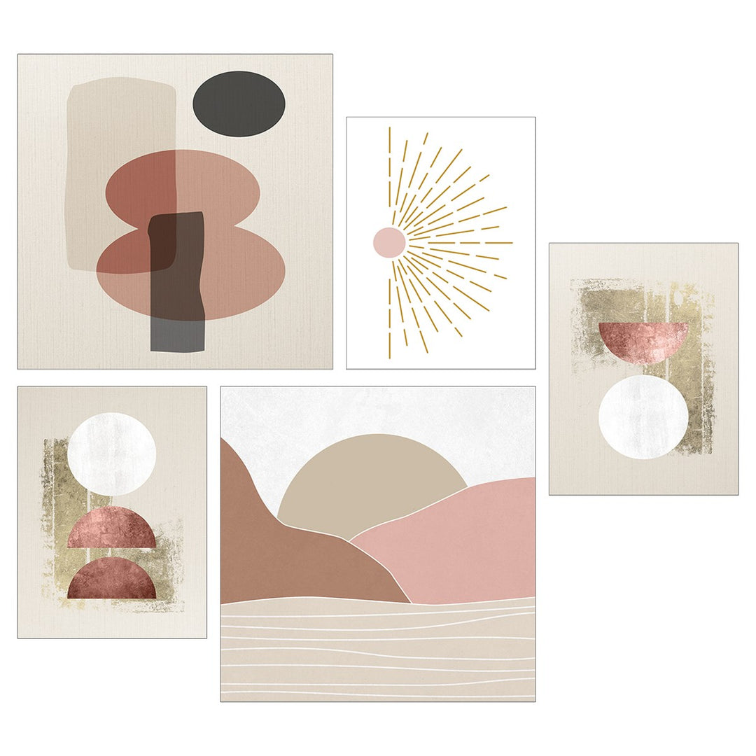 SET OF 5 MINIMAL FRAMES