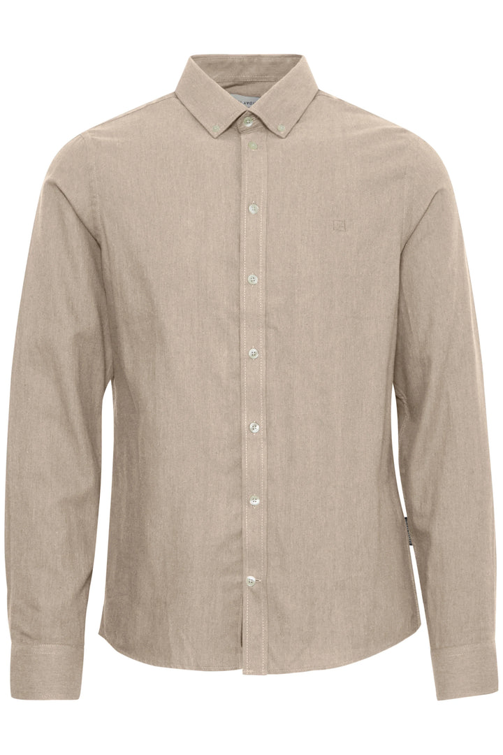 CFANTON LS SHIRT "SILVER MINK MELANGE'