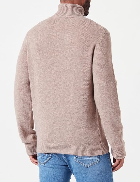 CFKARL ROLL NECK BOUNTY KNIT "SILVER MINK MELANGE"