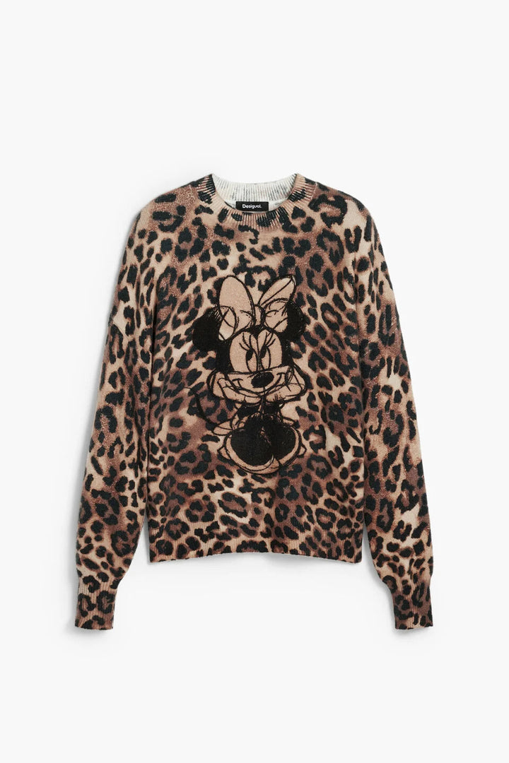 MINNIE ANIMAL PRINT SWEATER