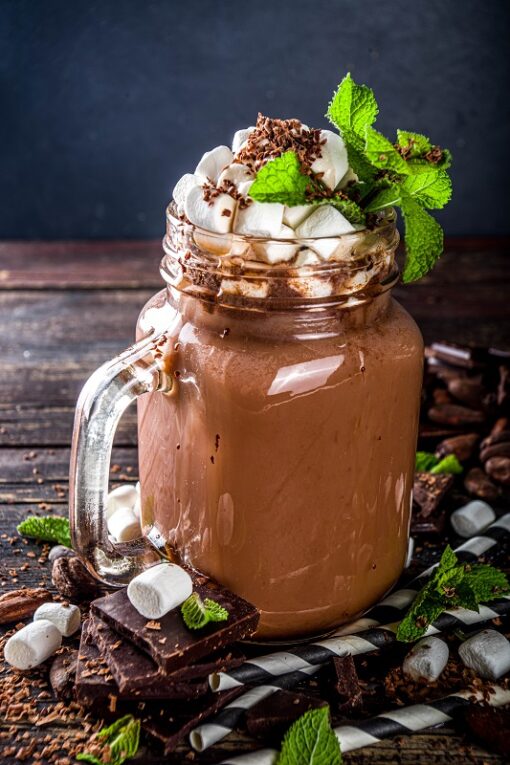 EXTRA RICH MINT HOT CHOCOLATE