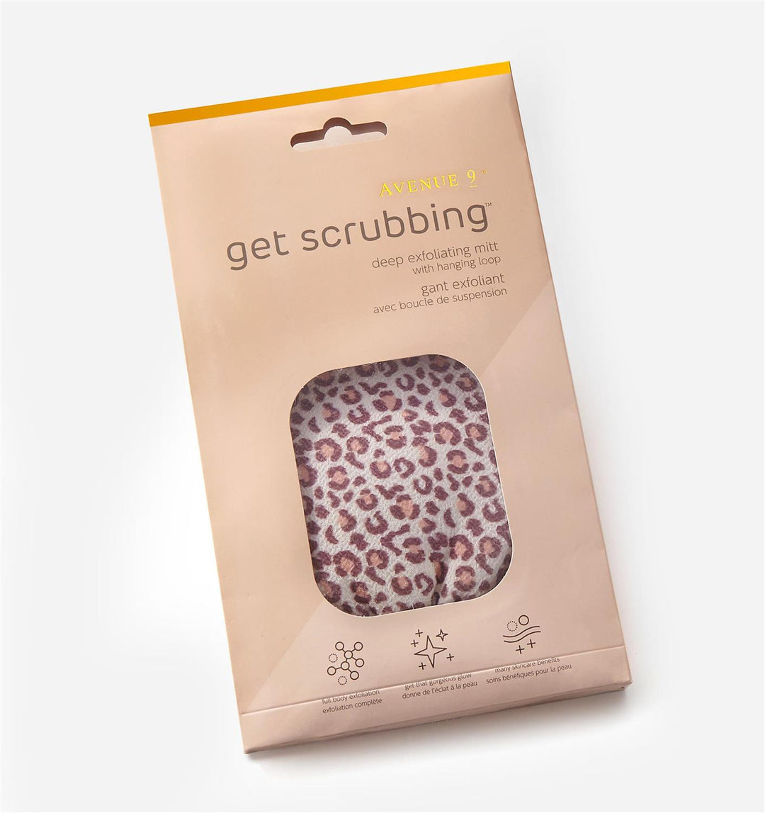 DEEP EXFOLIATING MITT "ANIMAL PRINT"