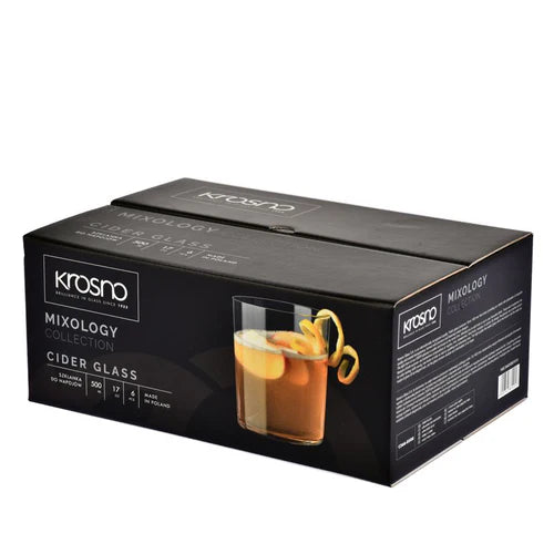 MIXOLOGY GLASS TUMBLER SET 500ML