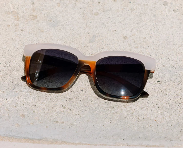 FRENCHY POLARIZED SUNGLASSES - MOCHA TORTOISE/CREAM