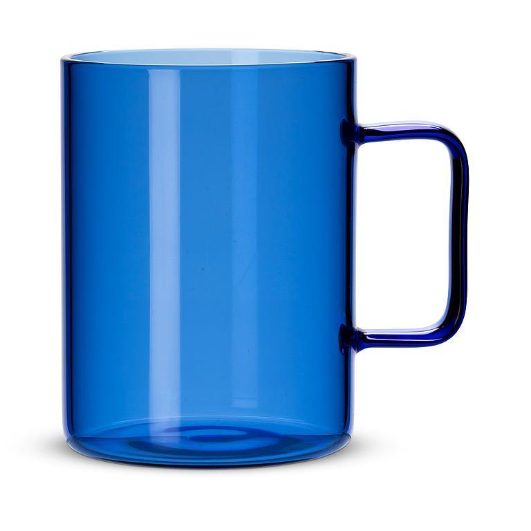 STRAIGHT SIDED MODERN MUG - BLUE 4&