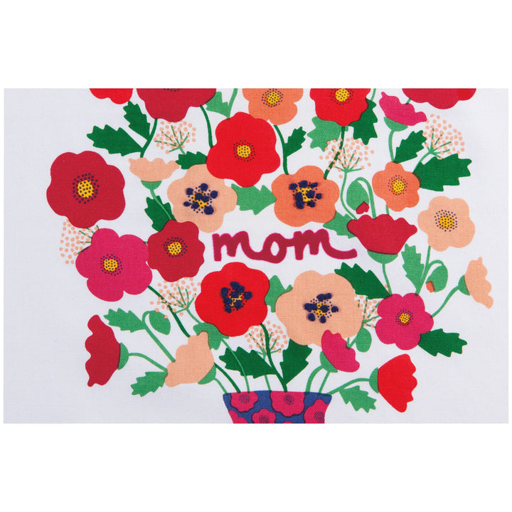 POPPY DISHTOWEL "MOM"