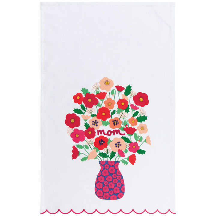 POPPY DISHTOWEL "MOM"