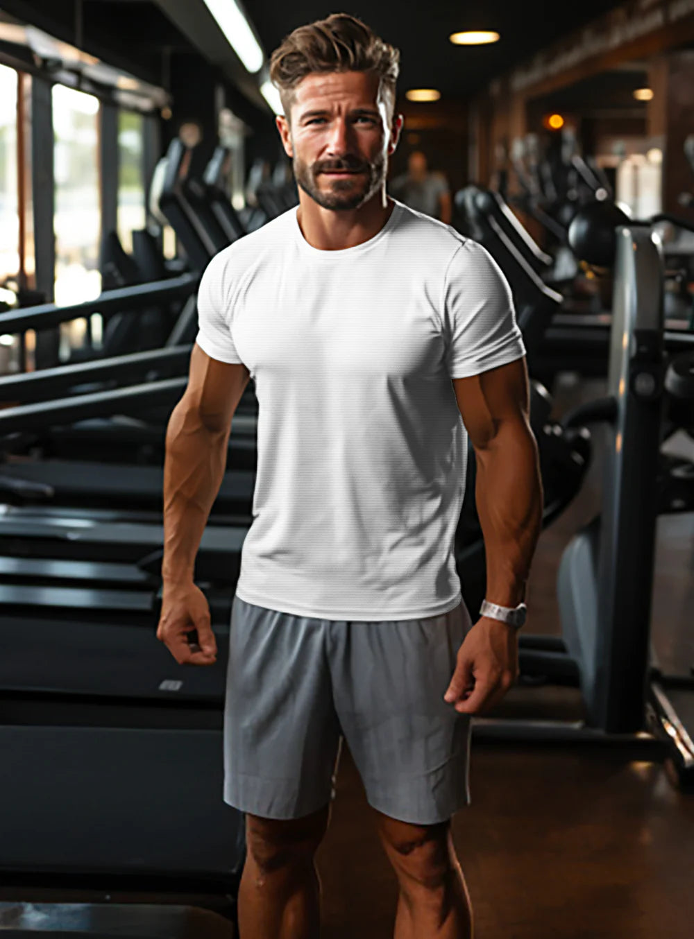 MEL - DRY EDITION CREWNECK T-SHIRT "WHITE"