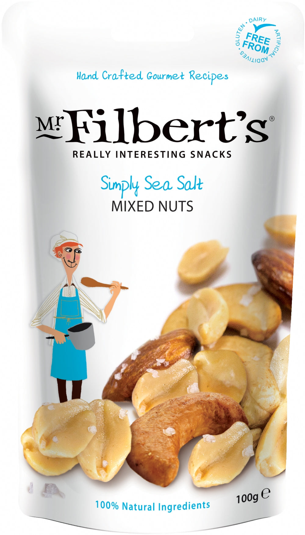 MR. FILBERT'S SIMPLY SEA SALT MIXED NUTS - 100g