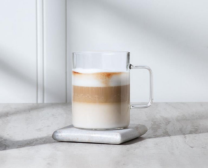 STRAIGHT SIDED MODERN MUG - CLEAR 4&