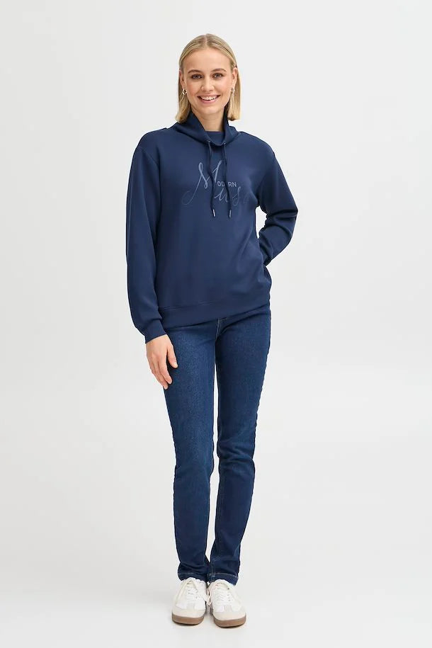 FRAURORA SWEATSHIRT "MIDNIGHT BLUE"