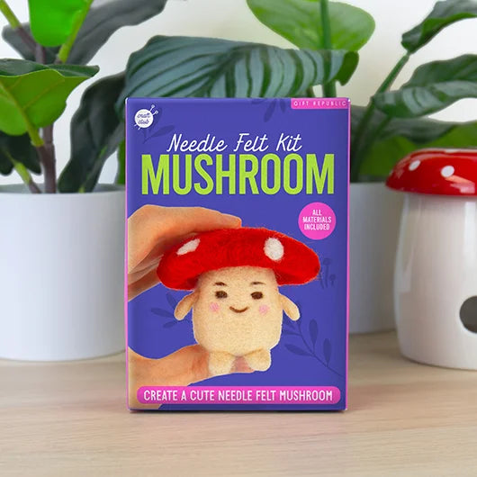 MUSHROOM  NEEDLE FELTING KIT