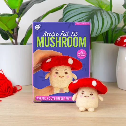 MUSHROOM  NEEDLE FELTING KIT