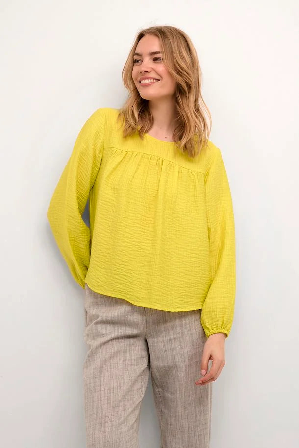 CRMIMI BLOUSE "Celery"