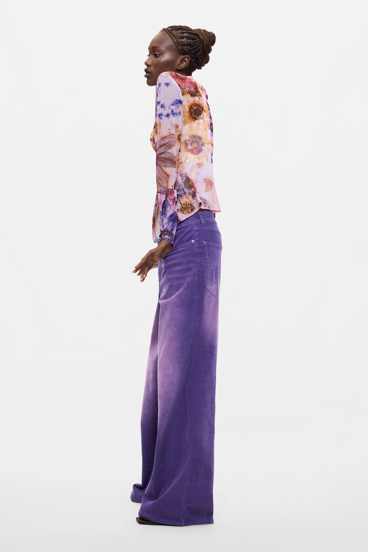 NAHLIA PRINTED LONG-SLEEVE SHIRT "MULTICOLOUR"