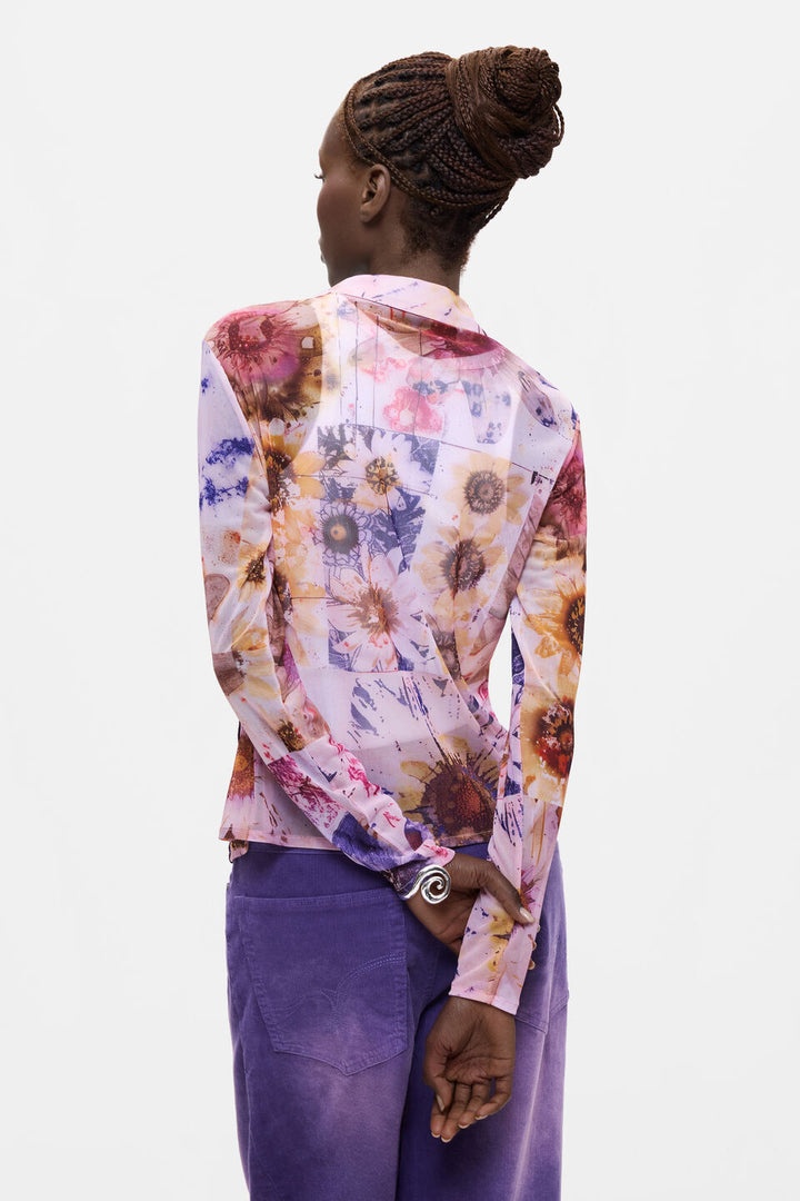 NAHLIA PRINTED LONG-SLEEVE SHIRT "MULTICOLOUR"