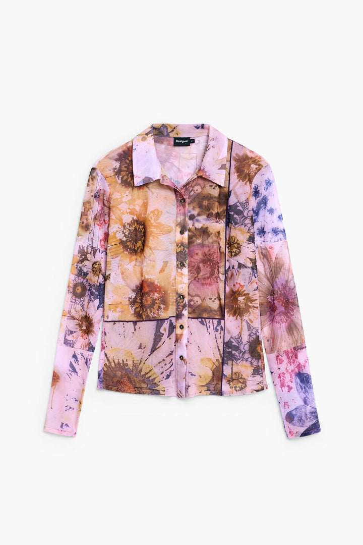 NAHLIA PRINTED LONG-SLEEVE SHIRT "MULTICOLOUR"