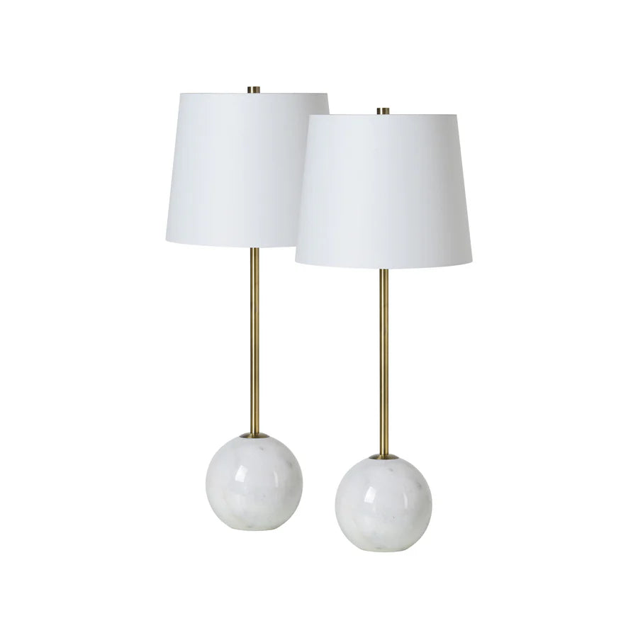 NAOMI LAMPS - SET OF 2 11X27X11&
