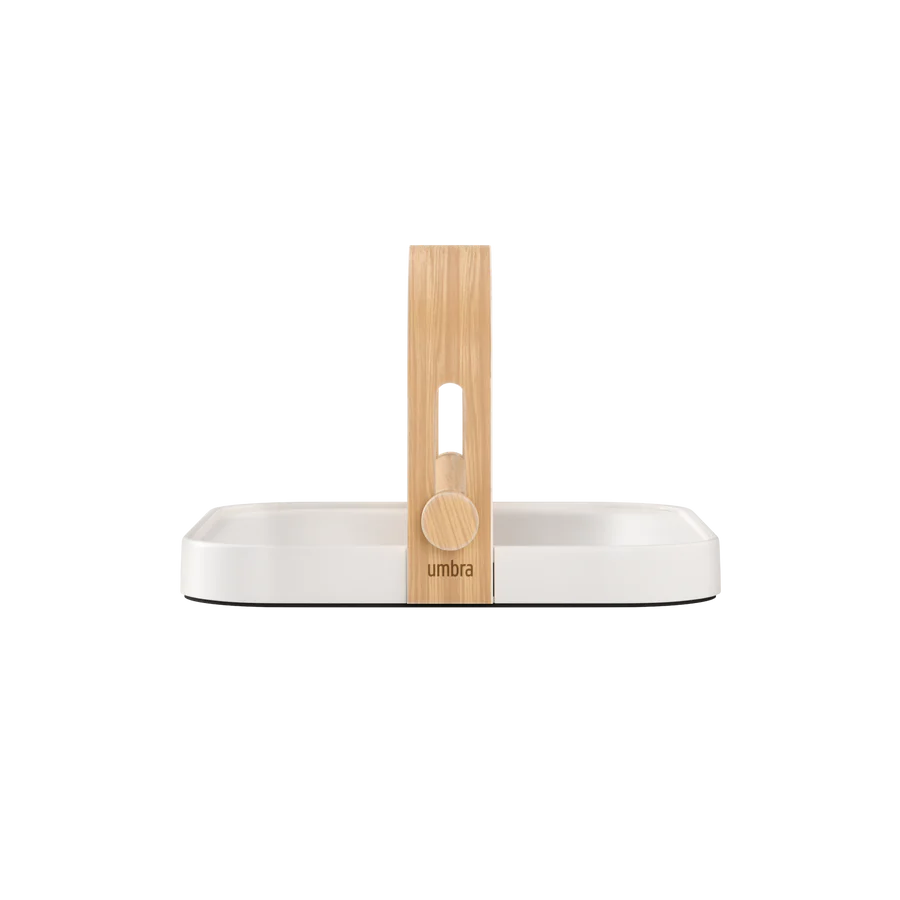 BELLWOOD NAPKIN HOLDER "WHITE/NATURAL"