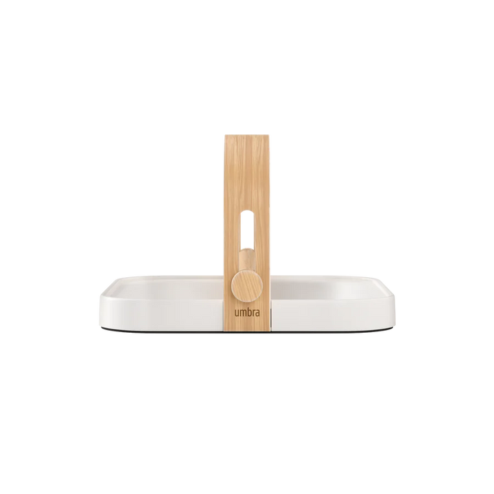 BELLWOOD NAPKIN HOLDER "WHITE/NATURAL"