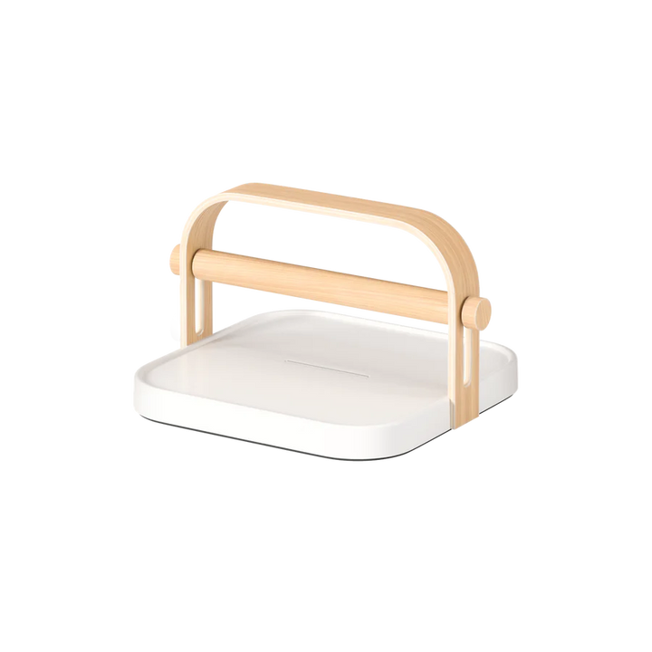 BELLWOOD NAPKIN HOLDER "WHITE/NATURAL"