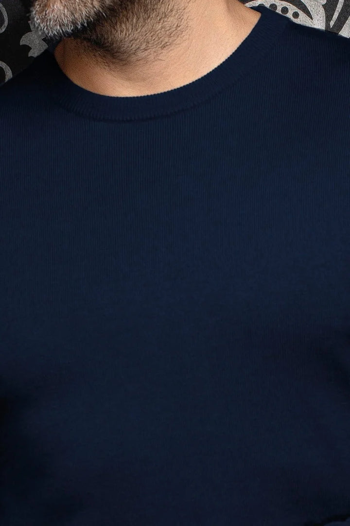 LACAUNE SWEATER "NAVY"