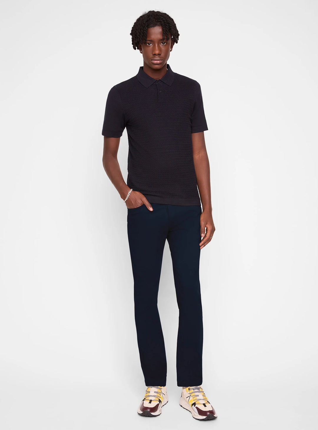GRANT - SUPER FLEX STRETCH TECH PANTS "NAVY"
