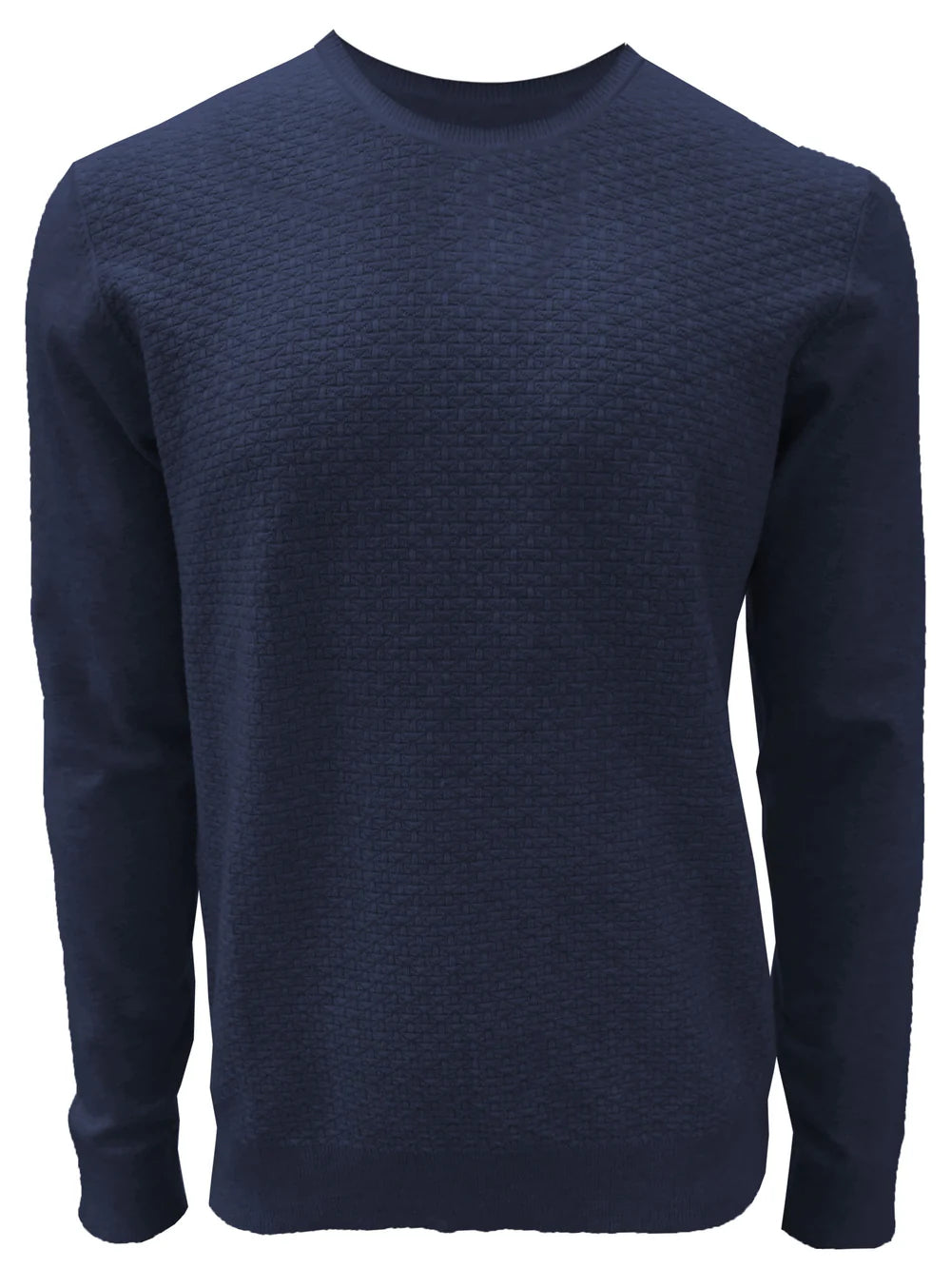 LOGAN CASHMERE-LIKE SWEATER - NAVY