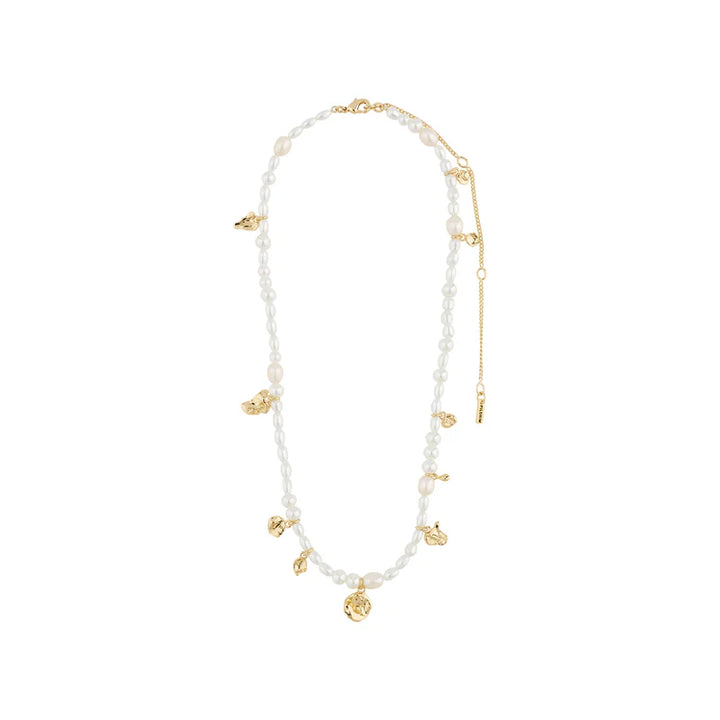 INTENT PEARL NECKLACE (GOLD-PLATED)